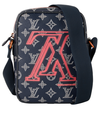 Danube PM Upside Down Ink, &pound;1,300, Handbags, Blue, Canvas, Front view